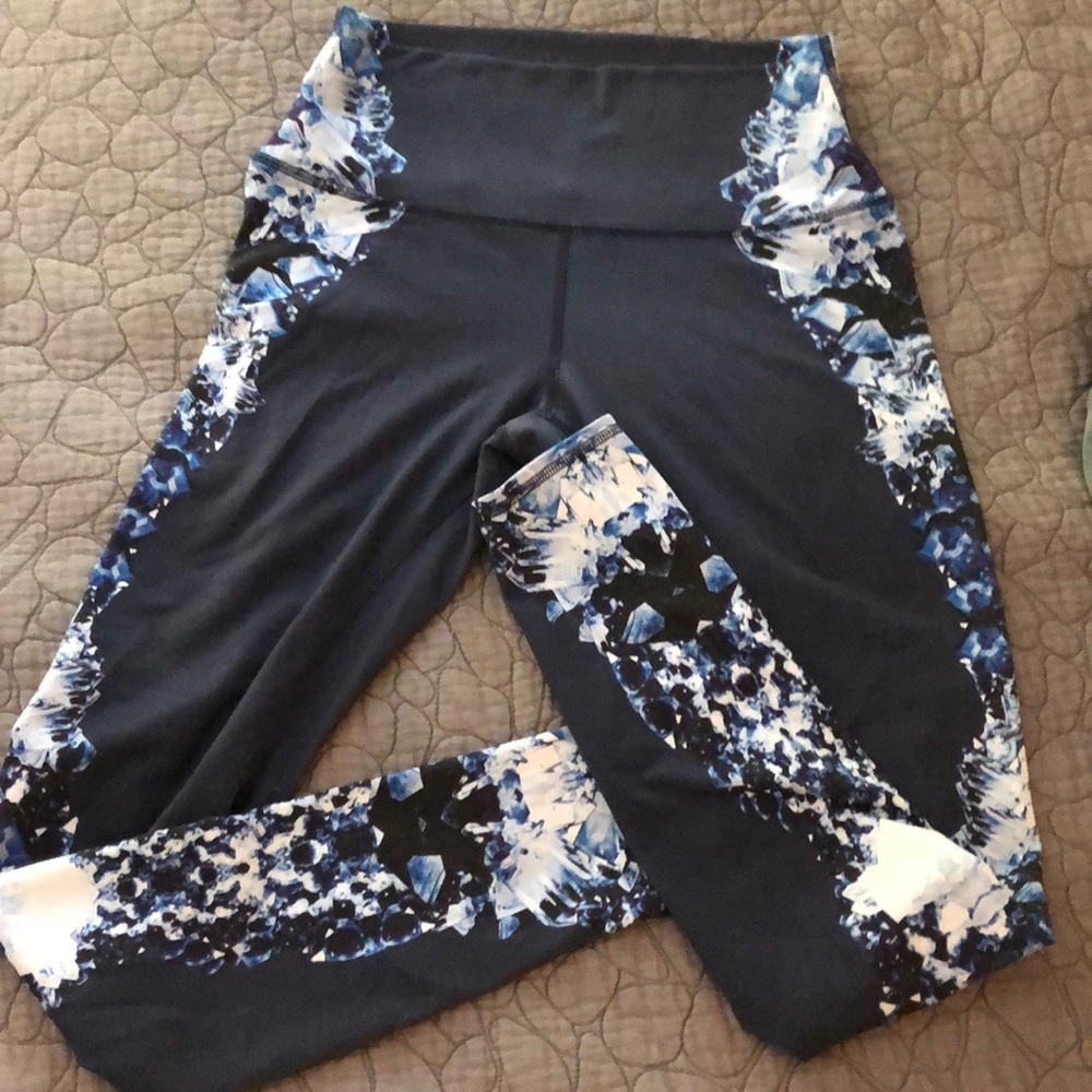 Blue crystal ALO leggings